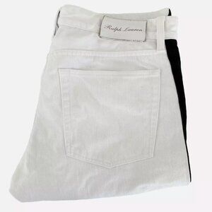 Ralph Lauren Purple Label white jeans made it italy